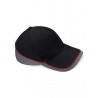 Cap - mod. B171:Black, 100% cotton, Graphite Grey, One Size